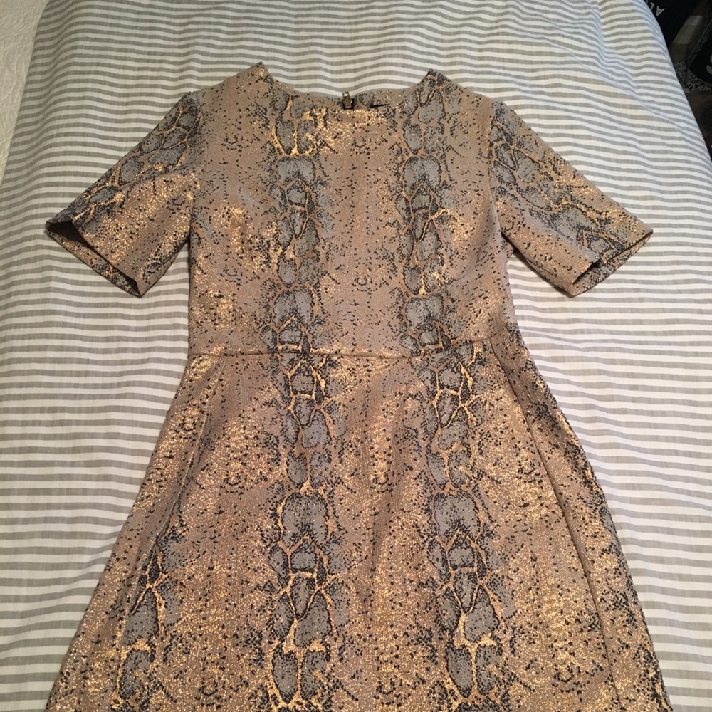 Topshop Snake print dress
